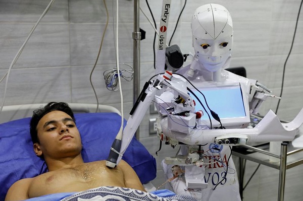 Bu İnsansı Robot Size Korona Testi Yapabilir Ve Kurallara Uymanızı Sağlar