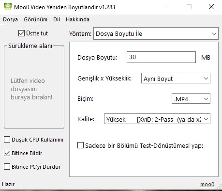 Video Boyutu Nasıl Küçültülür?