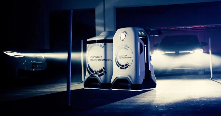 Volkswagen Fütüristik Araç Şarj Robotunu Tanıttı