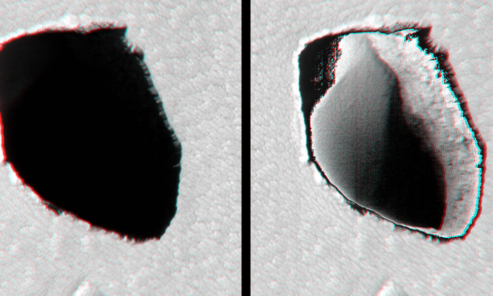 NASA Mars'ta Gizemli Kraterler Buldu