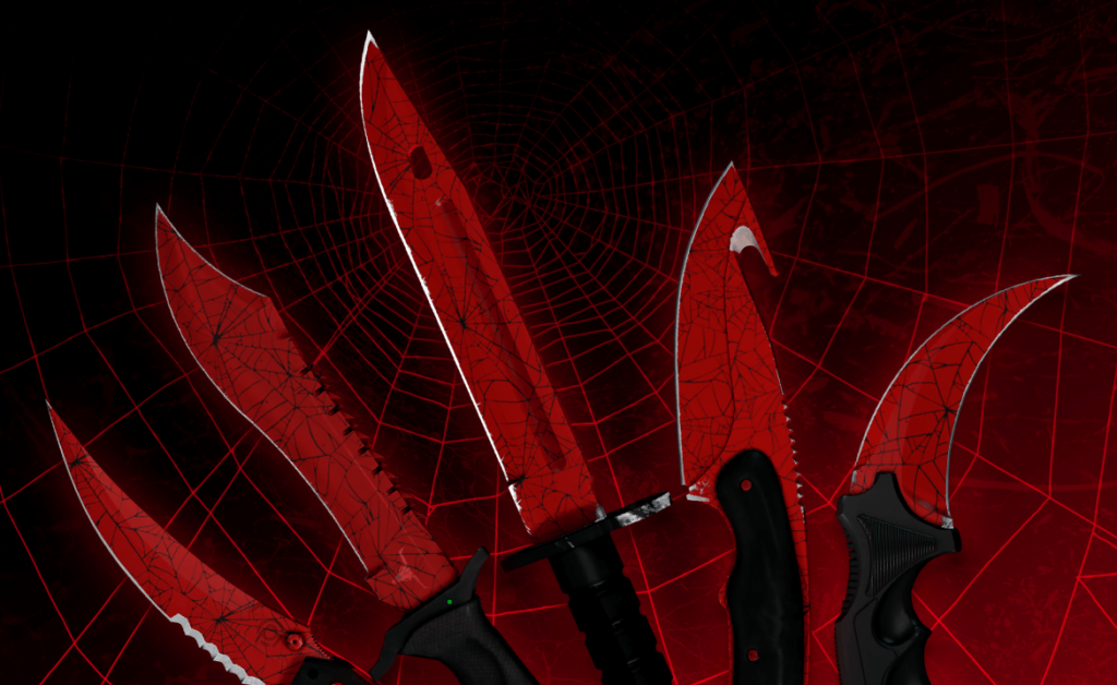 CSGO red knife skin