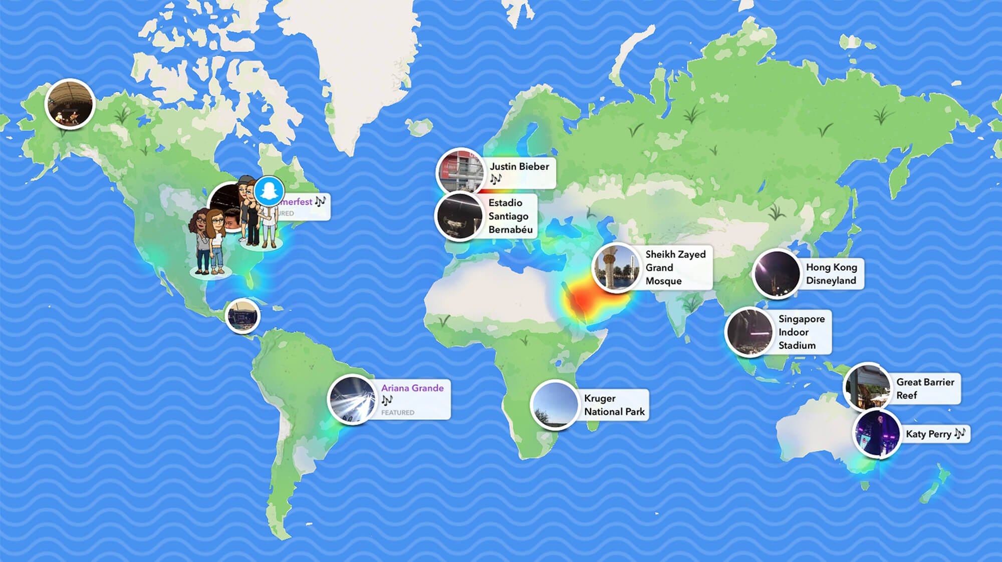 Snapchat Harita (Snap Map)